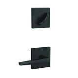 Schlage FC59ELR622COL matte black interior active trim