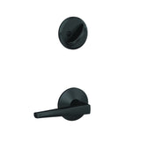 Schlage FC59ELR622KIN matte black interior active trim