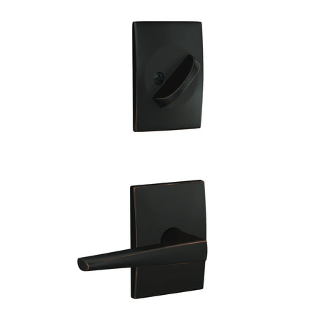 Schlage FC59ELR716CEN aged bronze interior active trim
