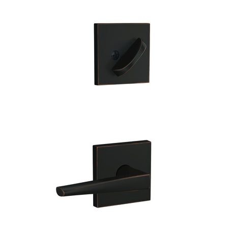 Schlage FC59ELR716COL aged bronze interior active trim