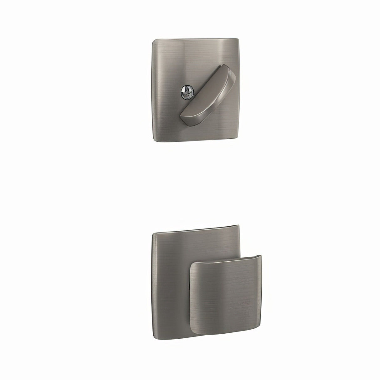 Schlage FC59GAN619DLT satin nickel interior active trim