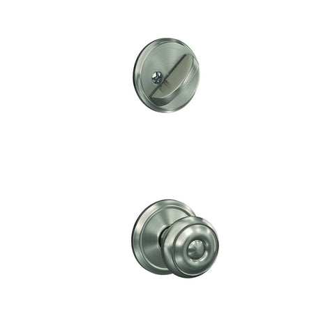 Schlage FC59GEO619ALD satin nickel interior active trim
