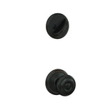 Schlage FC59GEO716ALD aged bronze interior active trim
