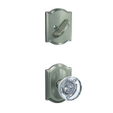 Schlage FC59HOB619CAM satin nickel interior active trim