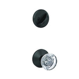 Schlage FC59HOB622KIN matte black interior active trim