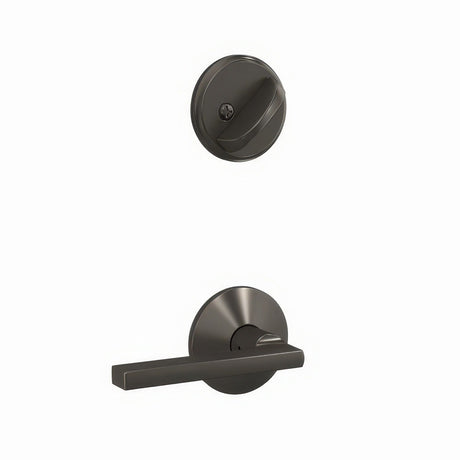 Schlage FC59LAT530KIN black stainless interior active trim