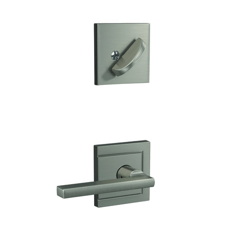 Schlage FC59LAT619ULD satin nickel interior active trim