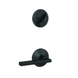 Schlage FC59LAT622KIN matte black interior active trim