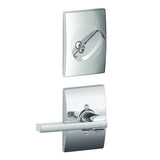Schlage FC59LAT625CEN bright chrome interior active trim
