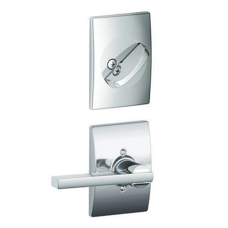 Schlage FC59LAT625CEN bright chrome interior active trim