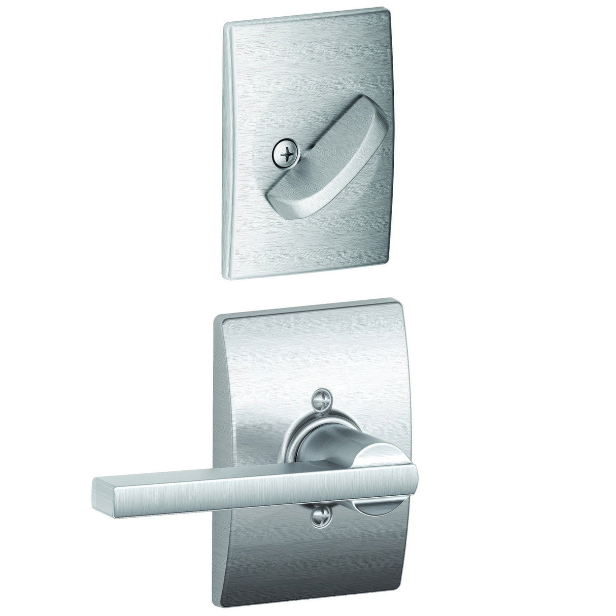 Schlage FC59LAT626CEN satin chrome interior active trim