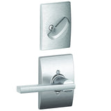 Schlage FC59LAT626CEN satin chrome interior active trim