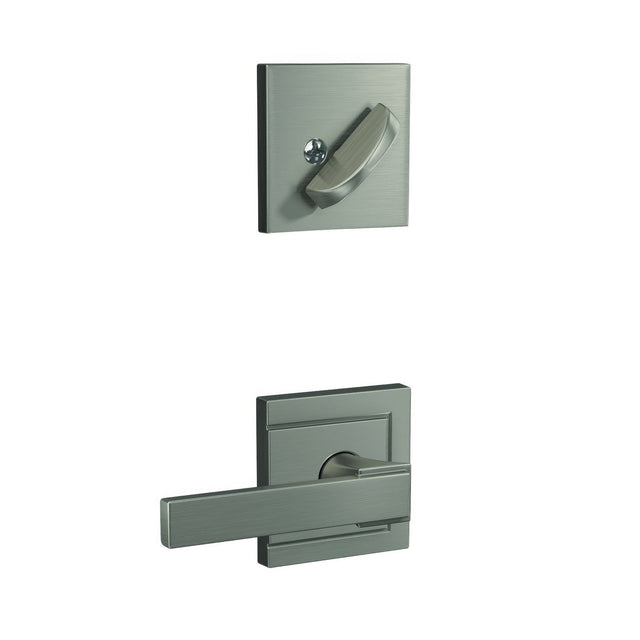 Schlage FC59NBK619ULD satin nickel interior active trim