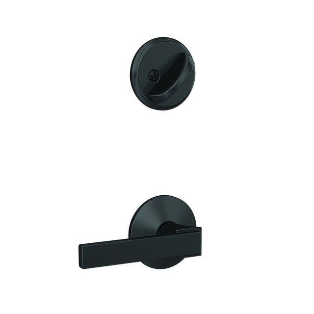 Schlage FC59NBK622KIN matte black interior active trim