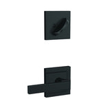 Schlage FC59NBK622ULD matte black interior active trim