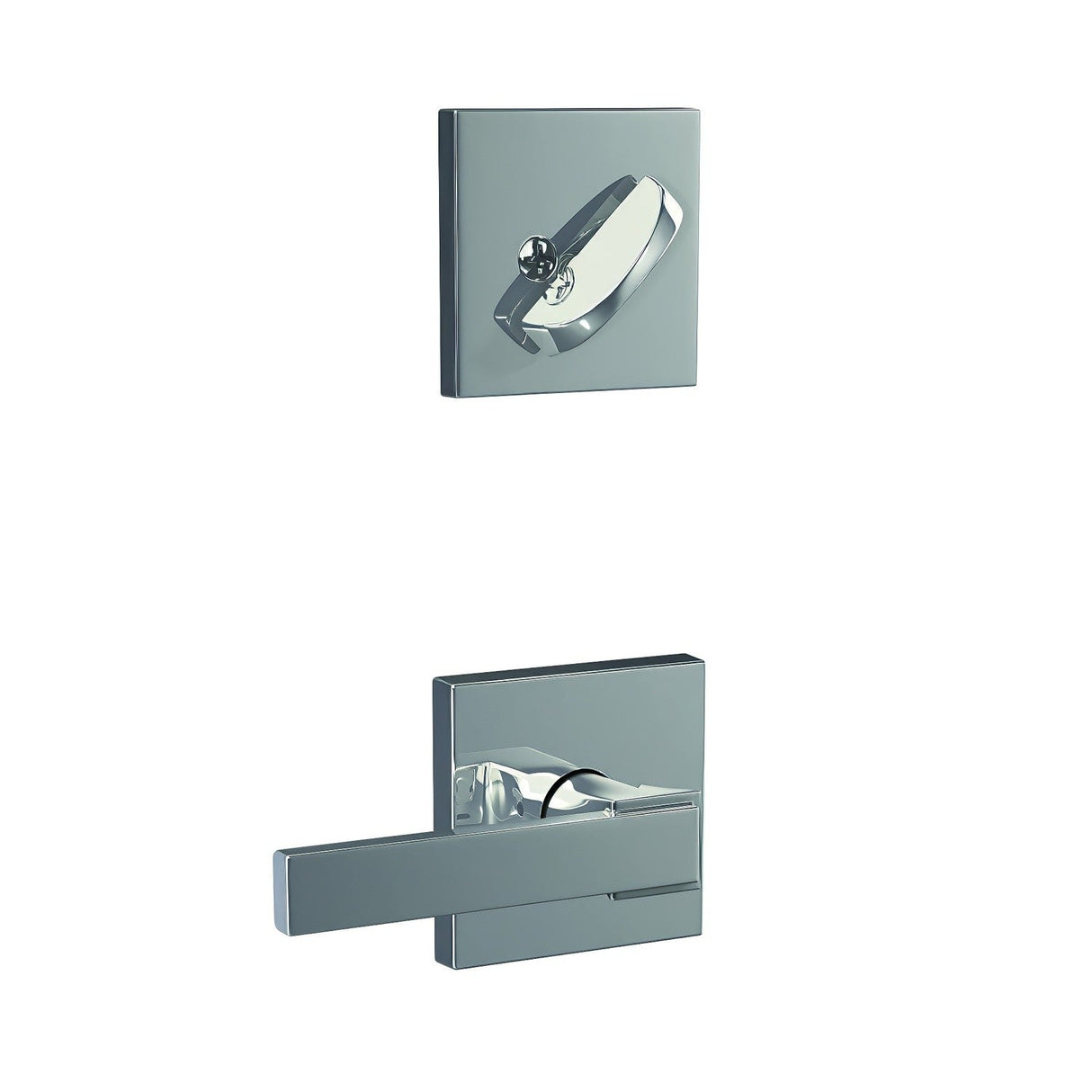 Schlage FC59NBK625COL bright chrome interior active trim