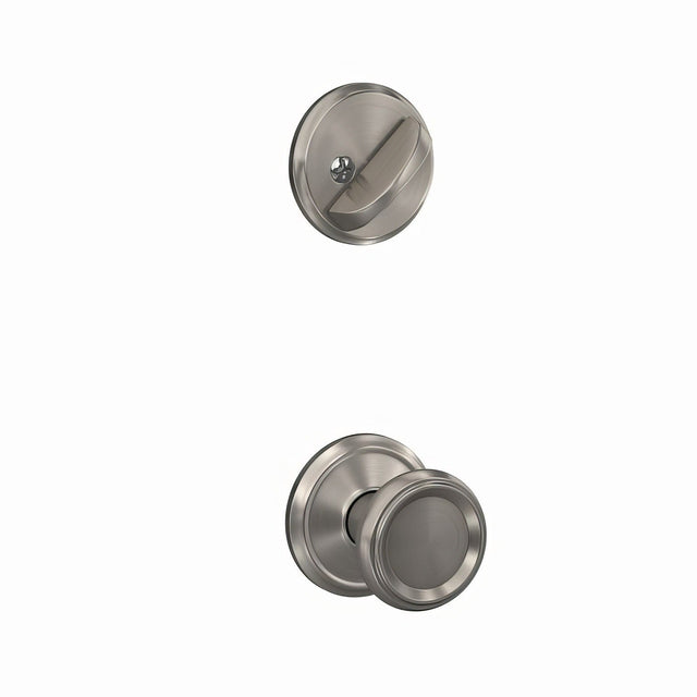 Schlage FC59OFM619ALD satin nickel interior active