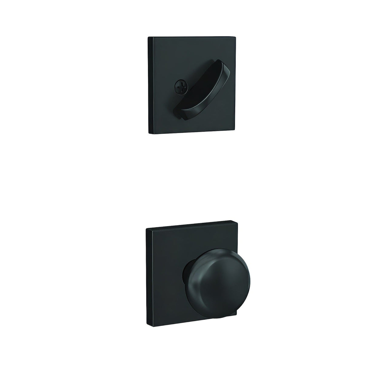 Schlage FC59PLY622COL matte black interior active