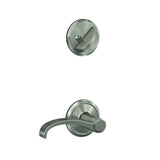 Schlage FC59WIT619ALD satin nickel interior active