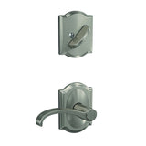Schlage FC59WIT619CAM satin nickel interior active