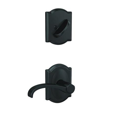 Schlage FC59WIT622CAM matte black interior active