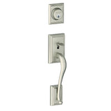 Schlage FC92ADD619 satin nickel dummy handleset