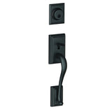Schlage FC92ADD622 matte black dummy handleset