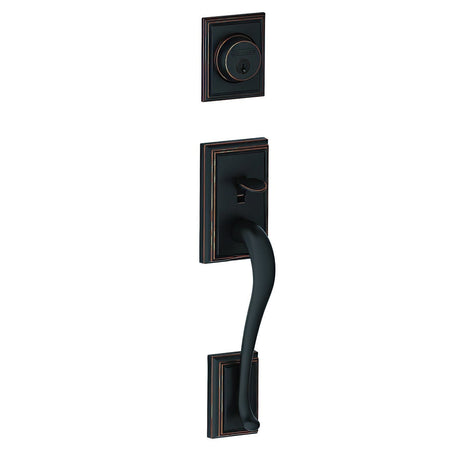 Schlage FC92ADD716 aged bronze dummy handleset