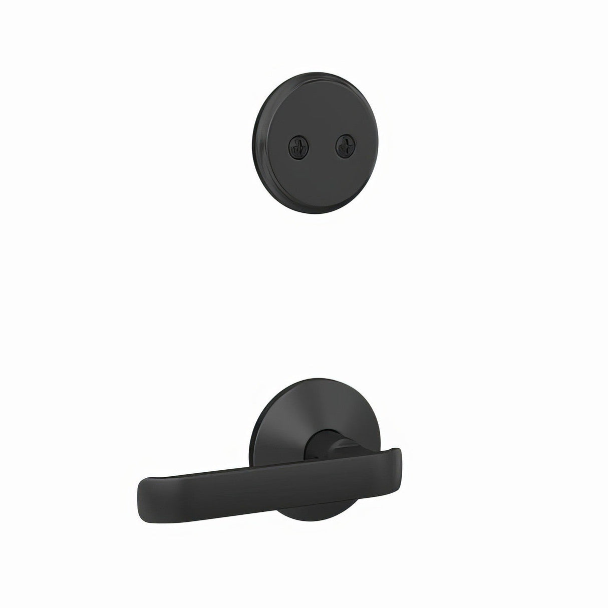 Schlage FC94CYB622KIN matte black dummy interior trim