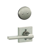 Schlage FC94LAT619COL satin nickel dummy interior trim