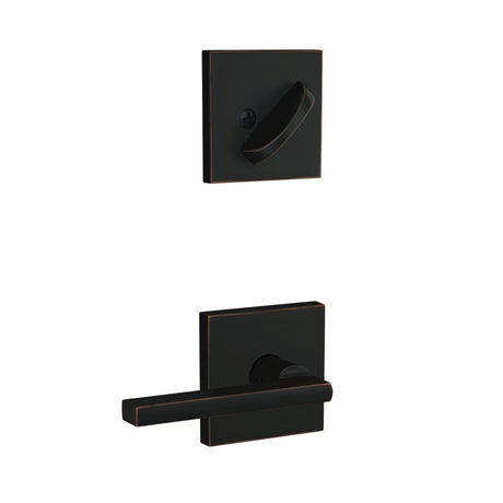 Schlage FC94LAT716COL aged bronze dummy interior trim