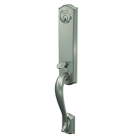 Schlage FCT58CAM619 satin nickel single cylinder handleset