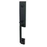 Schlage FCT58CEN622 matte black single cylinder handleset