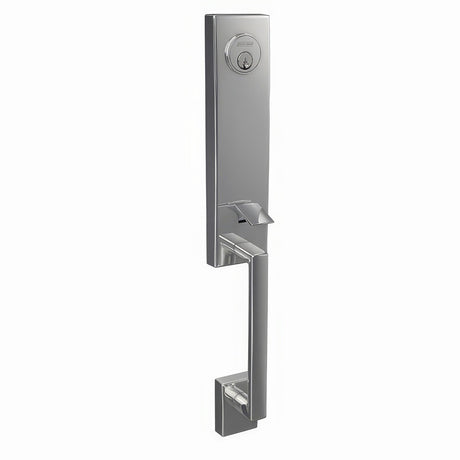 Schlage FCT58CEN625 bright chrome single cylinder handleset