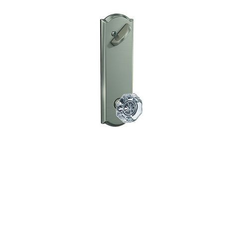 Schlage FCT59ALX619CAM satin nickel interior active trim