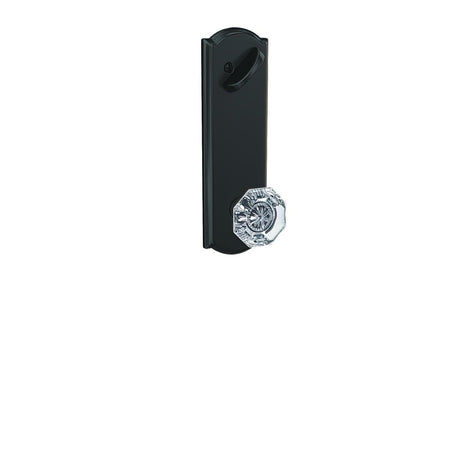 Schlage FCT59ALX622CAM matte black interior active trim