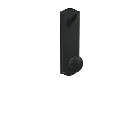 Schlage FCT59AND716CAM aged bronze interior active trim
