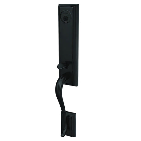Schlage FCT92ADD622 matte black dummy handleset