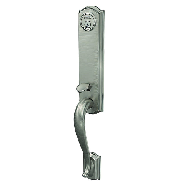 Schlage FCT92CAM619 satin nickel dummy handleset