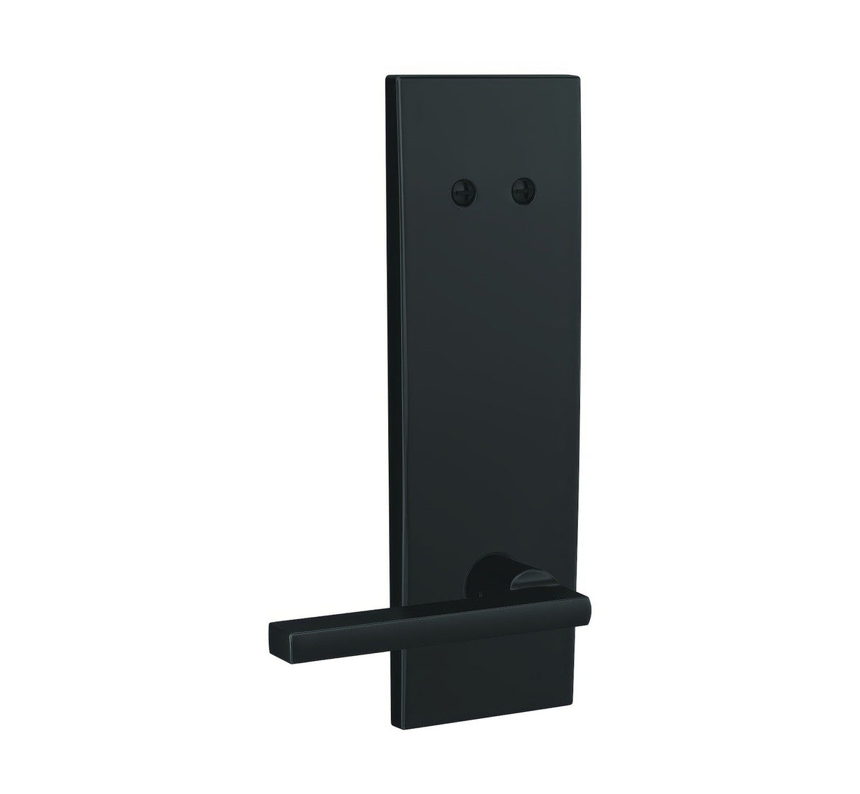 Schlage FCT94LAT622CEN matte black dummy interior trim