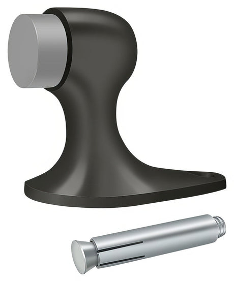 Deltana FDB218U10B floor stop in satin nickel, additional view
