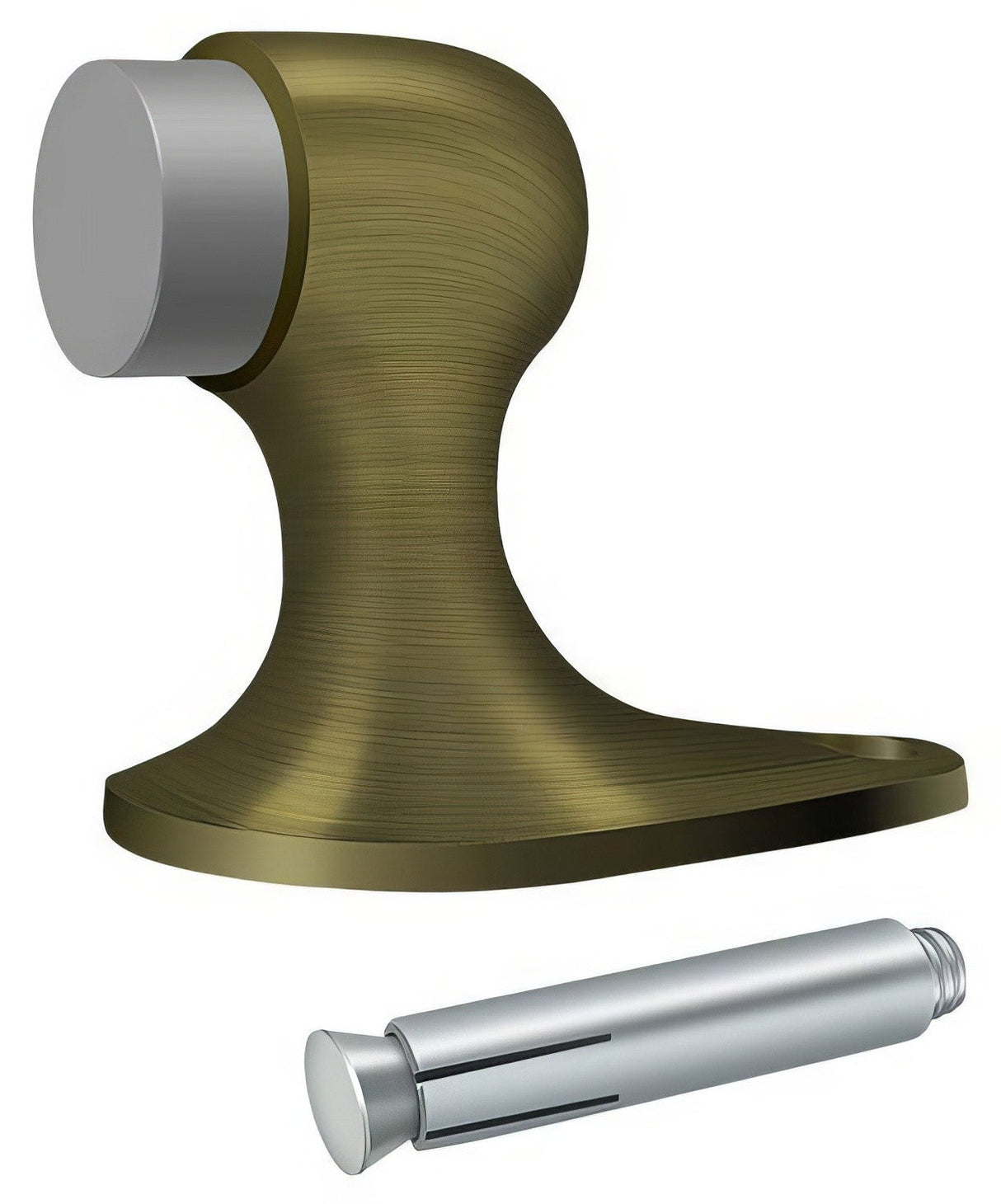 Deltana FDB218U5 antique brass floor stop