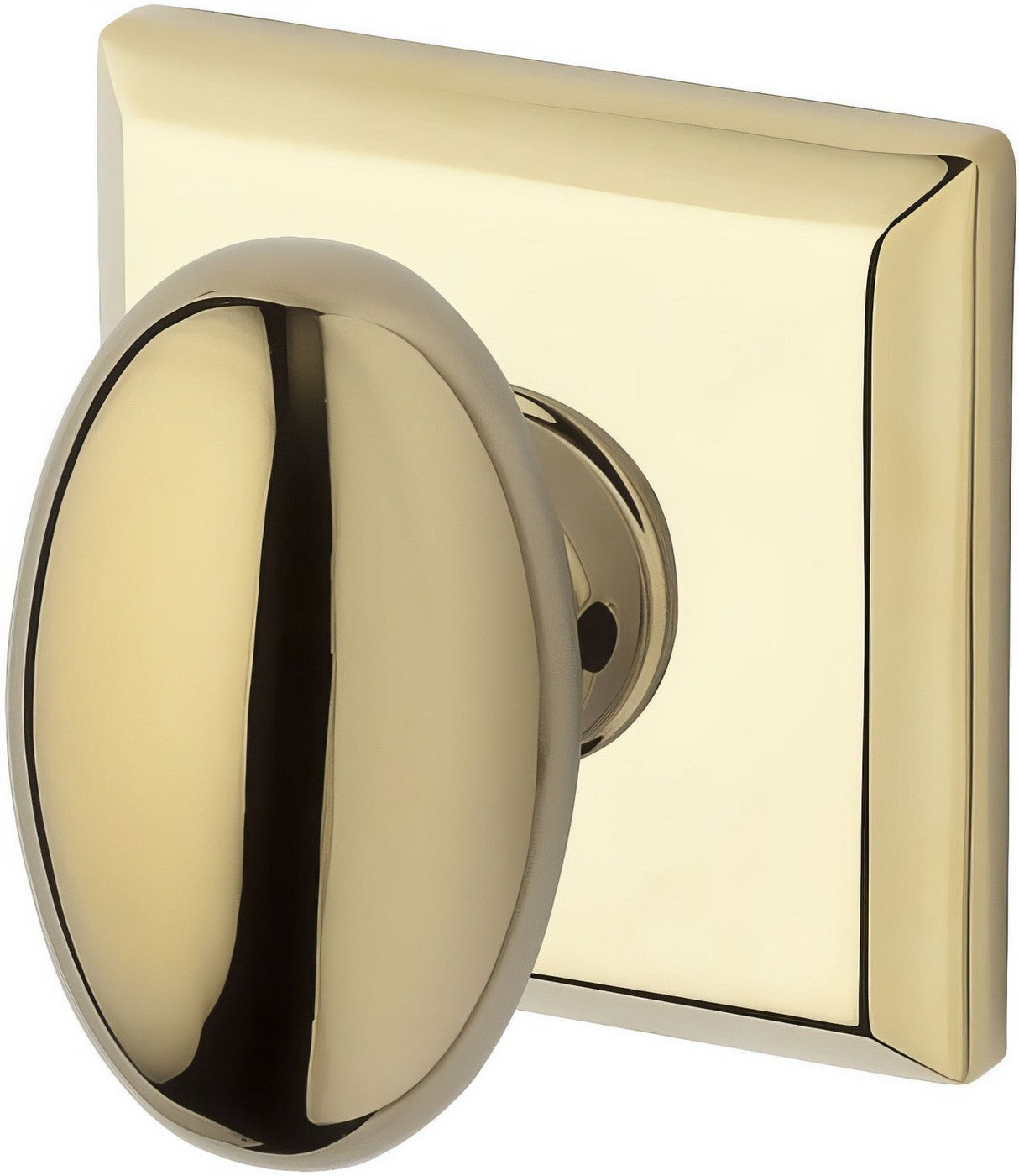 Baldwin FDELLTSR003 polished brass dummy door knob