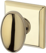 Baldwin FDELLTSR003 polished brass dummy door knob