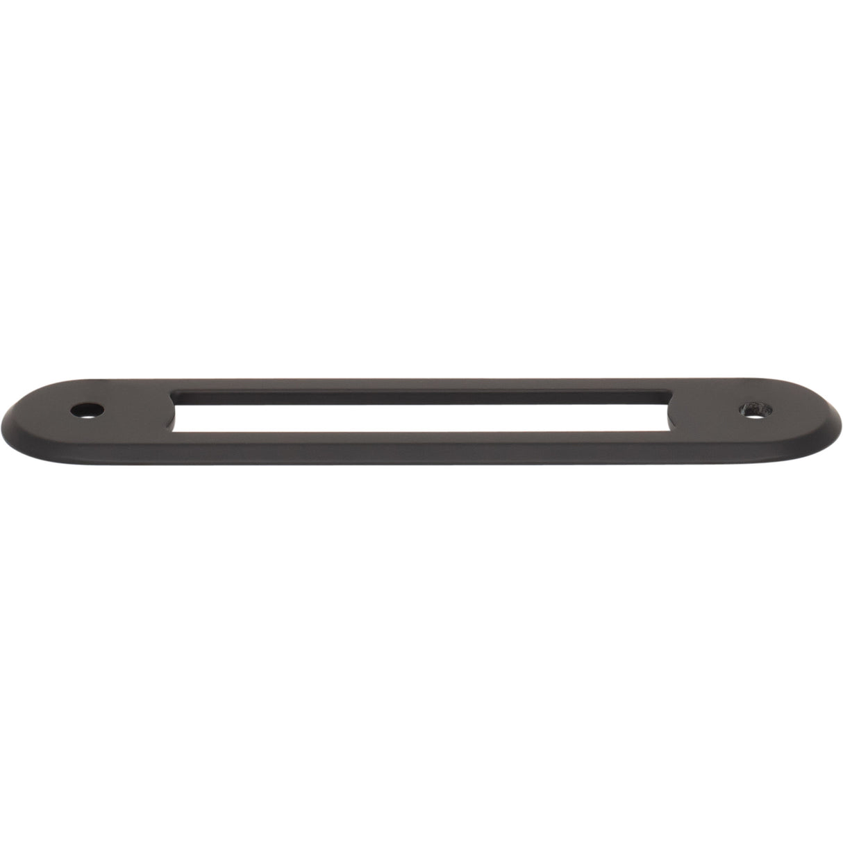 Top Knobs TK3352BLK Brockwell 3 3/4" Center to Center Pull Backplate Flat Black