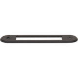 Top Knobs TK3352BLK Brockwell 3 3/4" Center to Center Pull Backplate Flat Black
