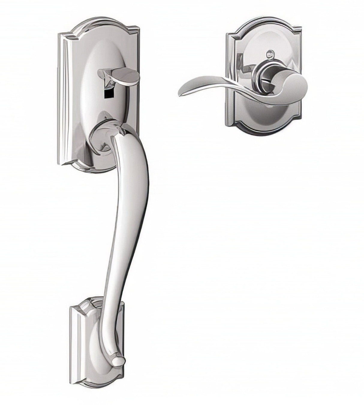 Schlage FE285CAM619ACCCAMRH electronic keypad lower half handleset, additional view