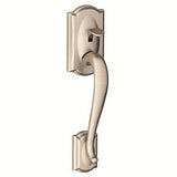 Schlage FE285CAM619VLA satin nickel bottom half handleset