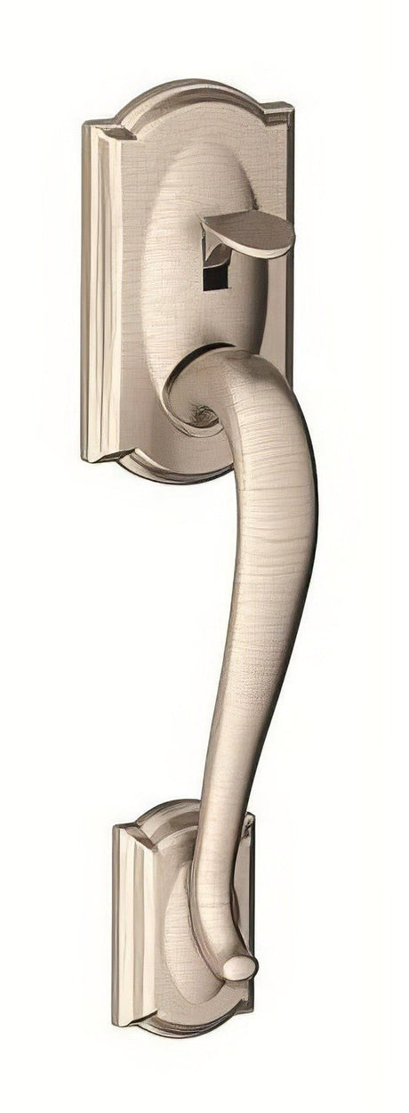 Schlage FE285CAM619VLA satin nickel bottom half handleset