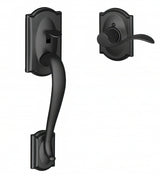 Schlage FE285CAM622ACCCAMLH matte black electronic keypad lower half handleset